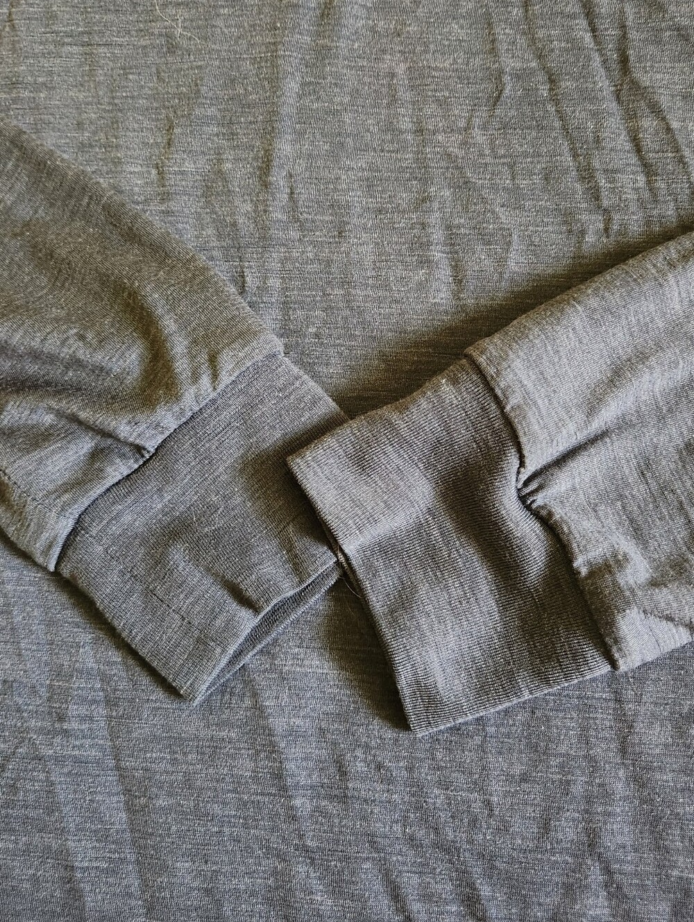 Icebreaker Cool Lite 100% Merino Wool Logo Hooded Long Sleeve Blue Top Wmns L - Picture 8 of 8